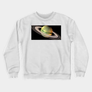 Saturn and its rings (R390/0179) Crewneck Sweatshirt